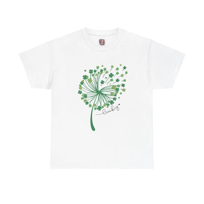 Lucky Clover Unisex Heavy Cotton Tee - St. Patrick’s Day Shirt