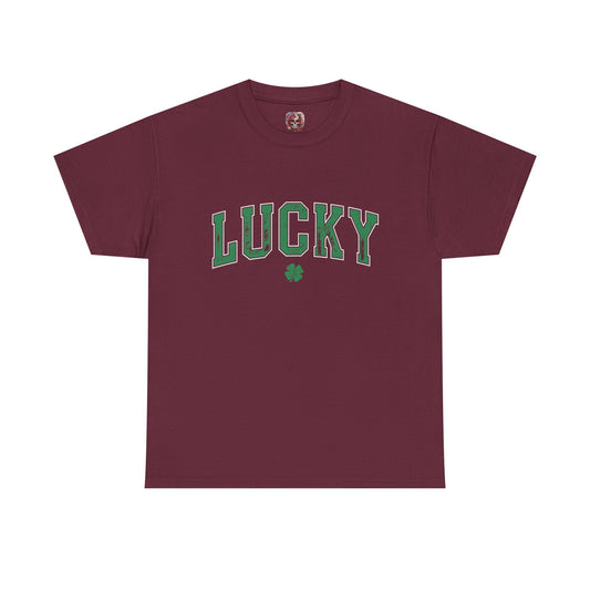Lucky Unisex Heavy Cotton Tee - St. Patrick's Day Casual Wear