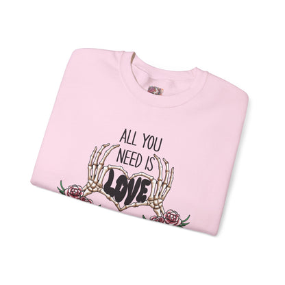 "All You Need Is LOVE" Crewneck Sweatshirt - Unisex Heavy Blend™