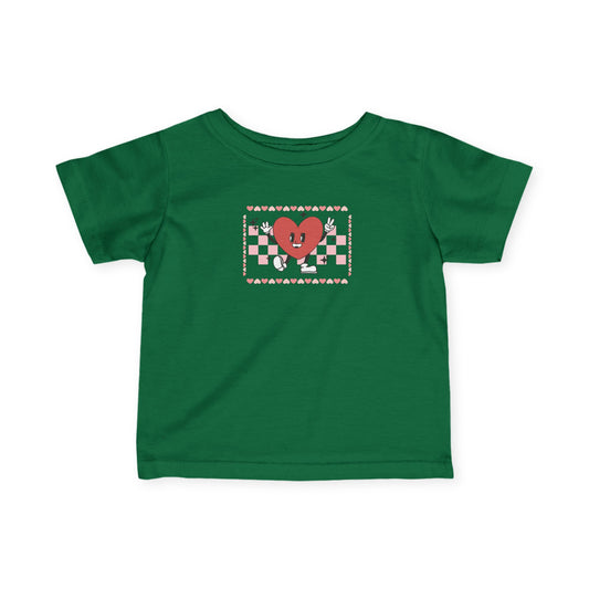 Peace Heart Infant T-Shirt for Little Ones