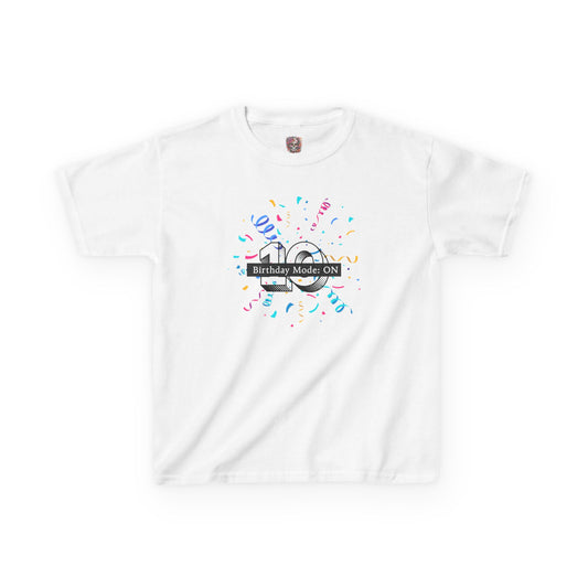 Kids Tee - Birthday Mode: On Celebration Tee (Customizable Age)