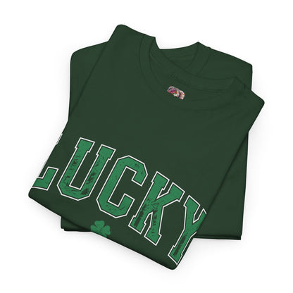 Lucky Unisex Heavy Cotton Tee - St. Patrick's Day Casual Wear