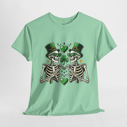 Funny Skeleton St Patricks Tee