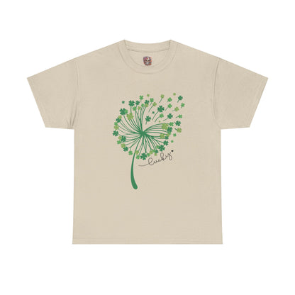 Lucky Clover Unisex Heavy Cotton Tee - St. Patrick’s Day Shirt