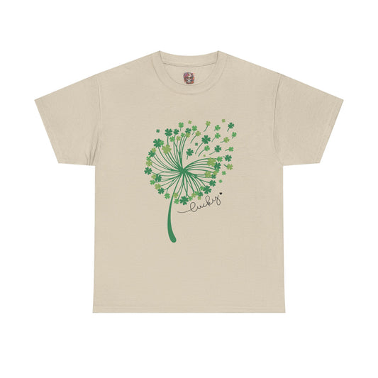 Lucky Clover Unisex Heavy Cotton Tee - St. Patrick’s Day Shirt
